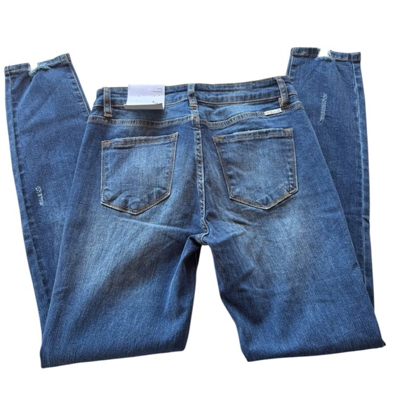KanCan Blue Skinny Distressed Jeans - Picture 3 of 8